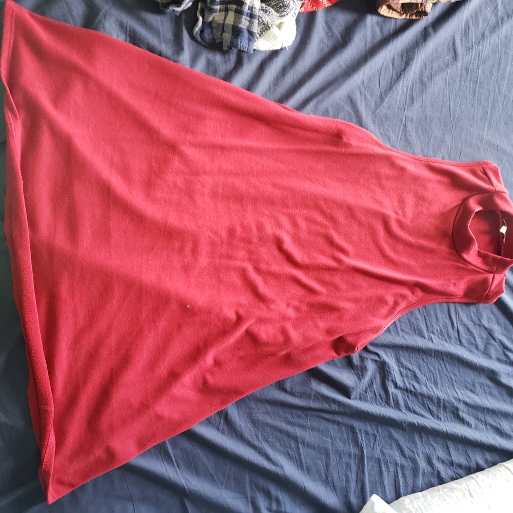 Halter Maroon dress